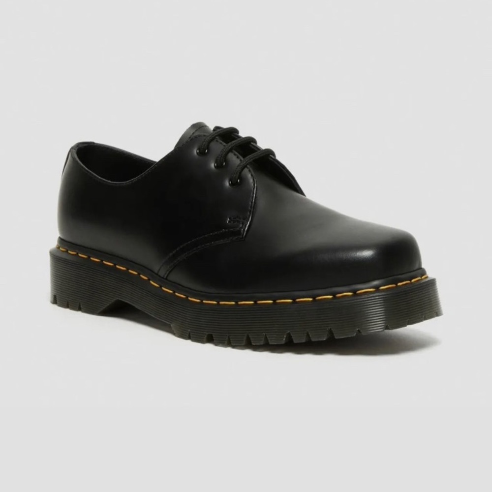 Dr. Martens Smooth Leather Black shoes 1461 BEX size 12 Mens Doc Martens New